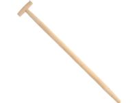 Træskaft T til spade, længde 90 cm, diameter 36 mm