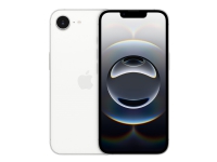 Apple iPhone 16e – 5G smartphone – dual-SIM / Intern hukommelse 128 GB – OLED-skærm – 6.1 – 2532 x 1170 pixels – rear camera 48 MP – front camera 12 MP – hvid