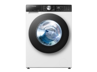 Hisense WD5S1045BW, Frontmatet, Frittstående, Hvit, Venstre, Sort, Knapper, Rotasjon, Berøringskontroll