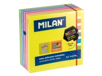 Milan 4155400, firkant, Blå, Grønn, Lilac, Oransje, Rosa, Hvit, Gult, 76 mm, 76 mm, 400 ark, 75 mm