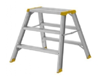 W.STEPS Arbejdsbuk 2+2 trin. H:750mmxB:870mmxD:890mm. Vægt: 7,2kg.