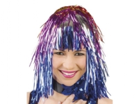 Multifarvet folieparyk