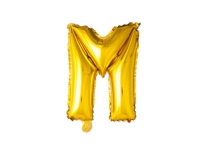Folie ballon M, guld 41 cm