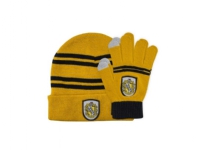 Hufflepuff hue og handsker, voksen