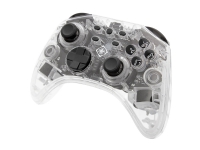 DELTACO GAMING - Håndkonsoll - trådløs - Bluetooth - gjennomsiktig - for Nintendo Switch, Nintendo Switch OLED, PC, Android, iOS