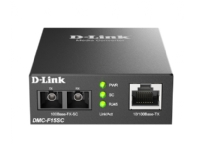 D-Link DMC-F15SC/E, 100 Mbit/s, 10Base-T, 100Base-TX, 100Base-FX, 15000 m, 1310 nm, Sort