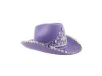 Lilla cowboyhat med diadem