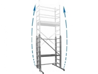 Krause Krause CORDA leddelt aluminiumsstillas - 4,85m