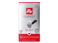 Illy 7998, Kaffe pute, Espresso, Middels brent, 18 kopper, Flerfarget, Illy