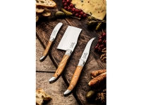 LAGUIOLE Cheese knives Laguiole Olive Wood SET 3 SdV