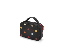 Reisenthel Thermocase Dots, 1,5 l, Sort, Aluminium, Polyester, Aluminiumsfolie, 200 mm, 65 mm