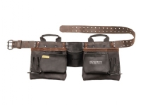 DeWALT DWST50112-1, Verktygsbälte, Brun, Läder, 11 fickor, 60 mm, 300 mm