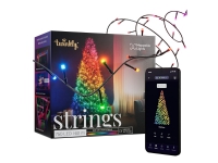 Strings - 750 RGB Lights String Black Wire Plug Type F