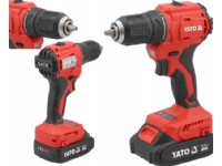 YATO 18V 45Nm 2x2,0Ah borstlös borrmaskin
