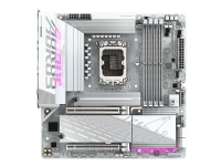 AORUS B860M ELITE WIFI6E ICE - Hovedkort - micro ATX - LGA1851-sokkel - AMD B850 Chipset - USB4, USB-C 3.2 Gen2, USB 3.2 Gen 2, USB 3.2 Gen 1 - Bluetooth, Wi-Fi 6E, 2.5 Gigabit LAN - innbygd grafikk (CPU kreves) - HD-lyd (8-kanalers)