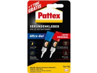Pattex Superlim 1x Ultragel 3g  1x flytende 3g gratis
