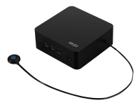 Msi Cubi Nuc 13Mqg-065Beu, Pc-Størrelse 0,84L, Barebone Mini Pc, Intel® Soc, Ethernet Lan, Wi-Fi 6E (802.11Ax), 120 W
