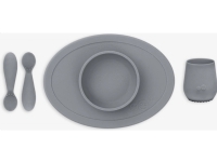 Ezpz First Food Set Silikon kjøkkenutstyr, Grå EZPZ