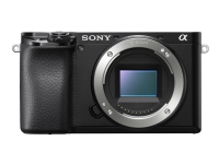 Sony a6100 ILCE-6100 - Digitalkamera - speilløst - 24.2 MP - APS-C - 4K / 30 fps - kun hus - Wi-Fi, NFC, Bluetooth - svart