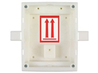 2N 9155017, Infälld monteringsbox, Vit, 2N Telecommunications, 2N IP Solo, 108 mm, 45 mm