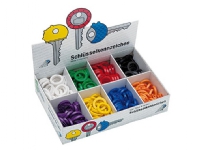 Wedo 262 8008, Nøglering, Forskellige farver, Plast, Rund, 24 mm, 24 mm