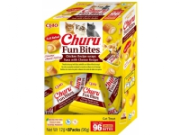 INABA Churu Fun Bites godbidder med kylling, tun og ost til katte - 8 x 12 g
