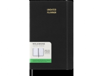 MOLESKINE ukekalender udatert, L, innbundet, 13x21 cm, svart