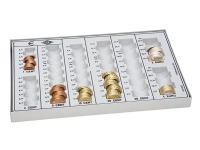 '''WEDO tællebræt lysegrå 26,8 x 16,5 x 3,5 cm '''