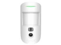 Ajax MotionCam, Vegg, Innendørs, Hvit, IP50, 88,5°, Passiv Infrarød (PIR) føler