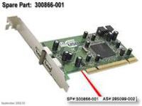HP - USB-adapter - PCI - USB 2.0 - for Evo Workstation W4000, W6000, W8000 PC-Komponenter - Hovedkort - Reservedeler