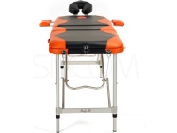 Bodyfit Massasjeseng 3 segment aluminium svart og oransje (1037)