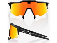 100%Okulary Speedcraft Air Soft Tact Black HiPER Red Multilayer Mirror Lens