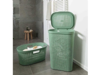 Curver Infinity 59L olivengrønn resirkulert skittentøyskurv 245809