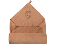 Matex BABYBADEDRESS FROTTÉ 85X85CM LYSBRUN