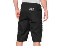 100%Szorty 100%R-CORE Shorts black 32 46 EUR)NEW 2021)