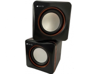 Techly ICC SP-320ETY, Koblet med ledninger (ikke trådløs), 3 W, 20 - 20000 Hz, 4 O, Sort