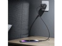 Usams lader USAMS vegglader 2xUSB-C T54 40W PD Hurtiglading hvit/hvit (US-CC172)