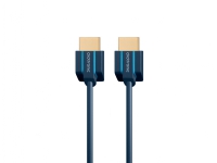 ClickTronic 70701, 0,5 m, HDMI Type A (Standard), HDMI Type A (Standard), 3840 x 2160 piksler, 3D, Blå