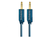 ClickTronic 1.5m MP3 Audio, 3.5mm, Hankjønn, 3.5mm, Hankjønn, 1,5 m, Blå