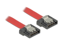 Delock FLEXI – SATA-kabel – Serial ATA 150/300/600 – SATA (hona) till SATA (hona) – 70 cm – sprintlåsning – röd
