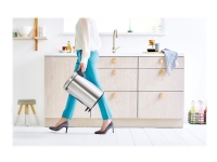 Brabantia newIcon - Søppelbøtte - flipp-lokk - 12 L - fotpedal - mattstål