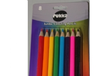 Pukka Jumbo Farveblyanter (8 stk.)