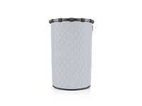 Reisenthel homebasket L, Grå, Aluminium, Polyester, Kurv, Monokromatisk, Geometrisk mønster, Innendørs