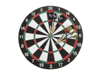 HOME It® dobbeltsidede dartskive med 6 pile Ø41×1,1 cm