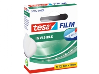 Tesafilm Invisible - Kontortape - 19 mm x 33 m - polypropylenfolie - transparent