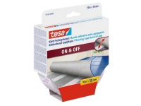 tesa Burrebånd tæppetape til fastlimning (L x B) 10 m x 50 mm Hvid 1 stk