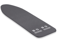 Leifheit 71679, Strykebrett, trekkpolstring, Antracitt, Monokromatisk, Rektangulær, 1250 x 400 mm, 1 stk