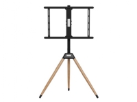 Gembird TVS-75ST-01, 200 x 200 mm, 600 x 400 mm, -5 - 3°, -20 - 180°, Bokträ, Plast, Stål, Svart, Trä