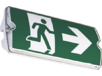 Way out Flugtvejs armatur IP65 23m læseafstand, væg, 3 timer Batteri, inkl. piktogram (4 stk)