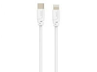 Sinox PRO USB C til Lightning kabel. 2m. Hvid
